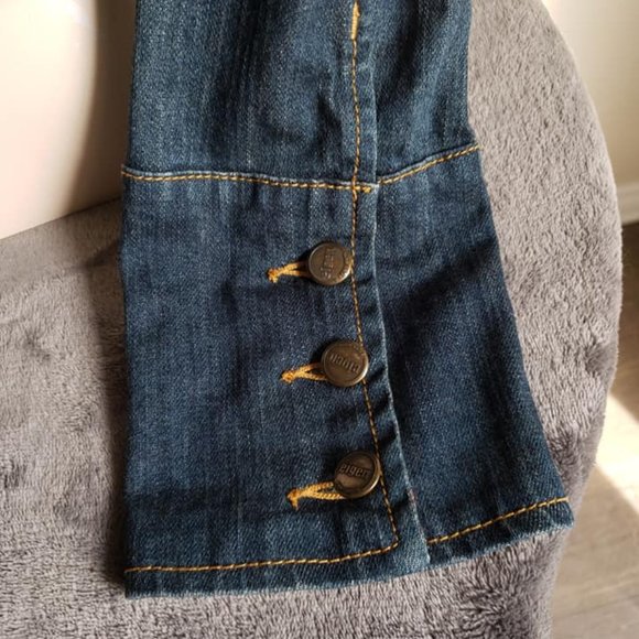 L.A. Denim EigenPost Cropped Jean Jacket - Picture 4 of 7